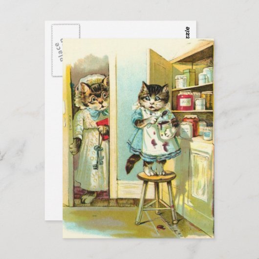 Voorzichtig in de wet briefkaart (Voorkant / Achterkant)