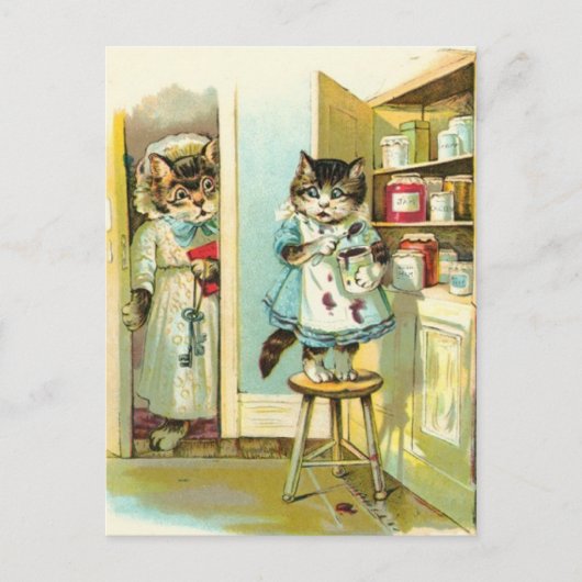 Voorzichtig in de wet briefkaart (Voorkant)