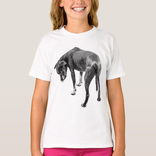 Voorzichtig in de wet t-shirt (Voorkant)