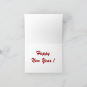 Voorzichtig, kleine jongen! feestdagen kaart (Binnen)