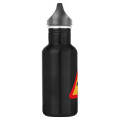 Voorzichtig Moose Swedish Traffic Sign Waterfles (Links)