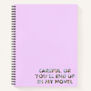 Voorzichtig, of in mijn roman (met gezichten) Schr Notitieboek