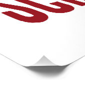 Voorzichtig of je eindigt in mijn screenplay perfect poster (Hoek)