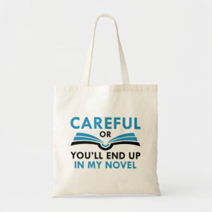 Voorzichtig of u zult omhoog in Mijn nieuw begin e Tote Bag