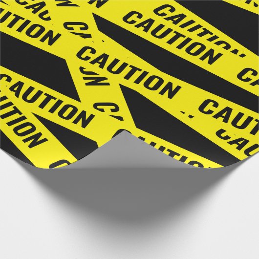 VOORZICHTIG! Ontwerp van tapeomloop Cadeaupapier (Hoek)