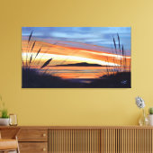 Voorzichtig over Kapiti Canvas Afdruk (Insitu (Woonkamer))