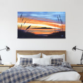 Voorzichtig over Kapiti Canvas Afdruk (Insitu (Slaapkamer))