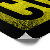 Voorzichtig Poster met extreem hoog cafeïnegehalte (Hoek)