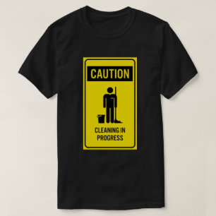 Voorzichtig reinigen in Voortdurende T-shirts