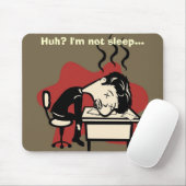 Voorzichtig slapen muismat (Met muis)