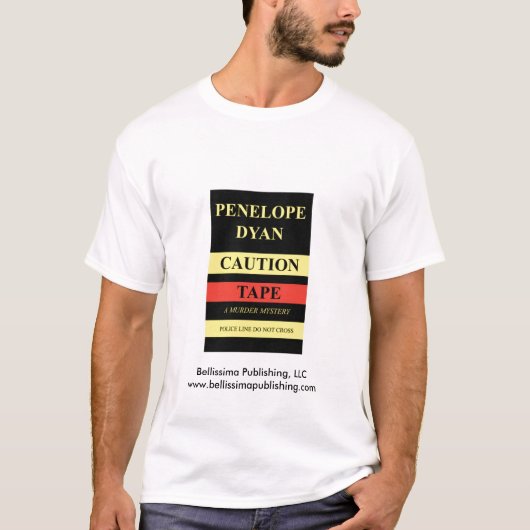 voorzichtig tape T-Shirt. T-shirt (Voorkant)