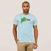 Voorzichtig wat je eet t-shirt (Voorkant volledig)