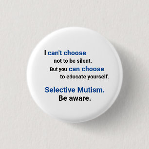 Voorzichtig zijn ronde button 3,2 cm