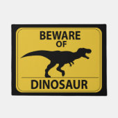 Voorzichtig zijn van Dinosaurus Deurmat (Voorkant)