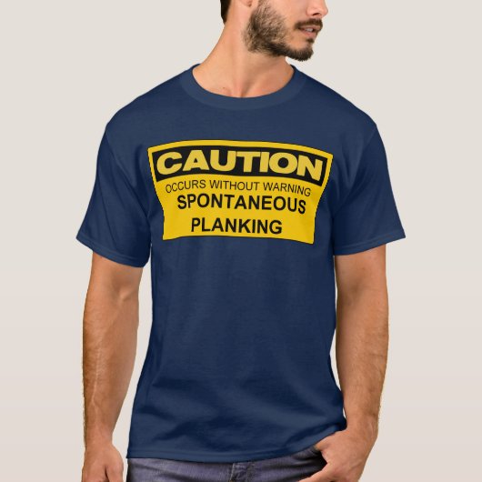 VOORZICHTIGE PLANNING T-SHIRT (Voorkant)
