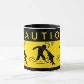 Voorzichtigheid: Attack Fish Mok (Midden)