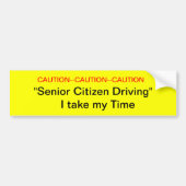 Voorzichtigheid bij de Bumpersticker van de Hogere (Voorkant)