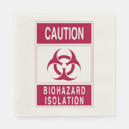 Voorzichtigheid Biohazard Servet