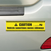 VOORZICHTIGHEID BUMPERSTICKER (Op auto)