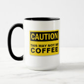 Voorzichtigheid Dit kan geen drank zijn Mok (Links)