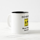 Voorzichtigheid Dover PD: KoffieMok Tweekleurige Koffiemok (Voorkant links)