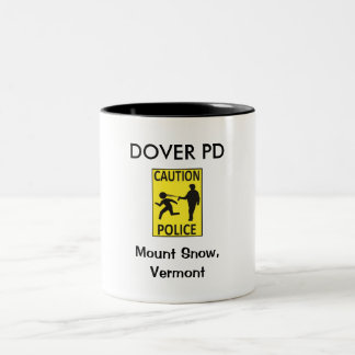 Voorzichtigheid Dover PD: KoffieMok Tweekleurige Koffiemok