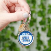 Voorzichtigheid Griekse temperatuur Sleutelhanger (Hand)