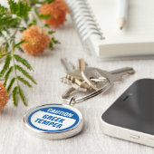 Voorzichtigheid Griekse temperatuur Sleutelhanger (Zijkant)