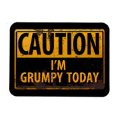 VOORZICHTIGHEID Ik ben vandaag brutaal - Rusty Met Magneet (Horizontaal)