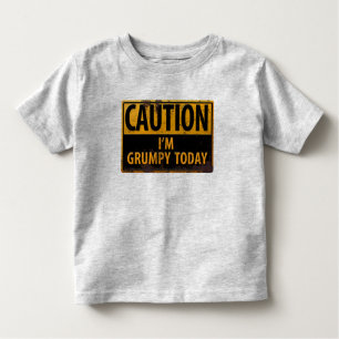 VOORZICHTIGHEID Ik ben vandaag een grappig gevaart Kinder Shirts
