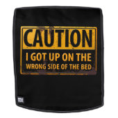 VOORZICHTIGHEID Ik stond op de verkeerde kant van  Rugtassen (Verwijderbaar gezicht)