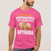 Voorzichtigheid kan spontaan beginnen te praten ov t-shirt (Voorkant)