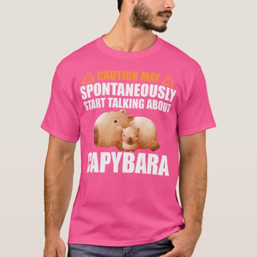 Voorzichtigheid kan spontaan beginnen te praten ov t-shirt (Voorkant)