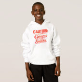 Voorzichtigheid kids hoodie (Voorkant volledig)