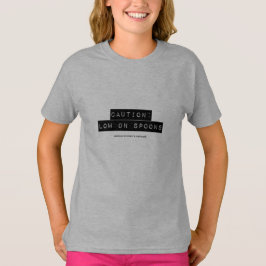 Voorzichtigheid: Laag op Spoons T-shirt