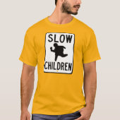 Voorzichtigheid Langzame kinderen T-shirt (Voorkant)