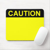 Voorzichtigheid Muismat (Met muis)