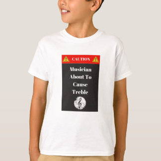 Voorzichtigheid - Muzikant die op het punt staat o T-shirt