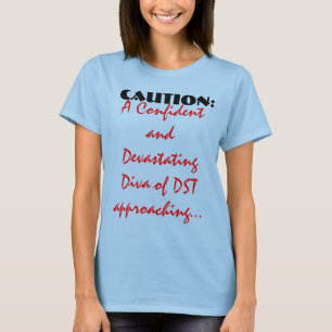 Voorzichtigheid nadert t-shirt