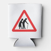 VOORZICHTIGHEID Ouderen - verkeersborden in het Ve Blikjeskoeler (Voorkant)