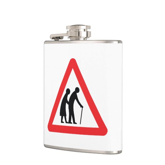 VOORZICHTIGHEID Ouderen - verkeersborden in het Ve Heupfles (Links)