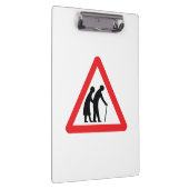 VOORZICHTIGHEID Ouderen - verkeersborden in het Ve Klembord (Rechts)