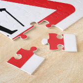 VOORZICHTIGHEID Ouderen - verkeersborden in het Ve Legpuzzel (Zijkant)