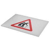 VOORZICHTIGHEID Ouderen - verkeersborden in het Ve Snijplank (Hoek)