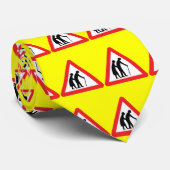 VOORZICHTIGHEID Ouderen - verkeersborden in het Ve Stropdas (Opgerold)