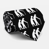 VOORZICHTIGHEID Ouderen - verkeersborden in het Ve Stropdas (Opgerold)