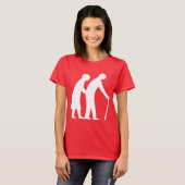 VOORZICHTIGHEID Ouderen - verkeersborden in het Ve T-shirt (Voorkant volledig)