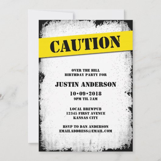 VOORZICHTIGHEID OVER DE HELE DAG KAART (Voorkant)