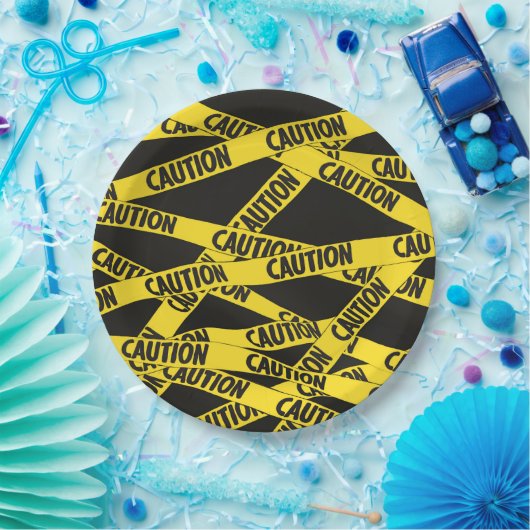 Voorzichtigheid Papieren Bordje (Feest)