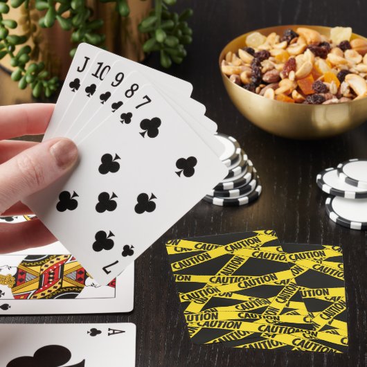 Voorzichtigheid Pokerkaarten (Insitu)